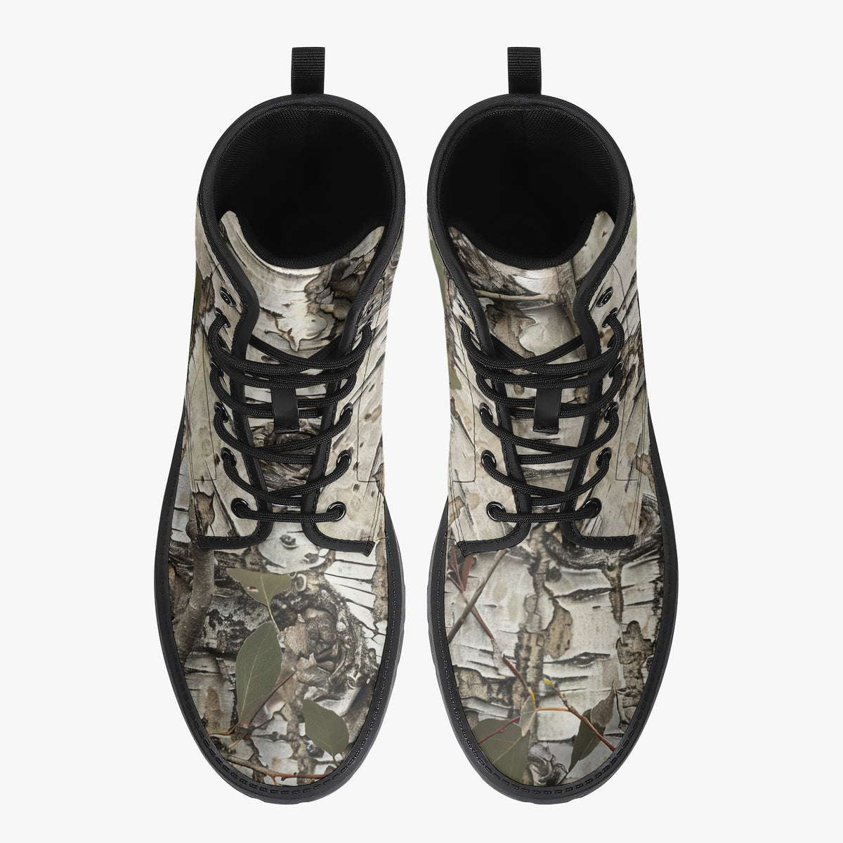 Aspen Bark - Hunting Camouflage - PU Leather Boots