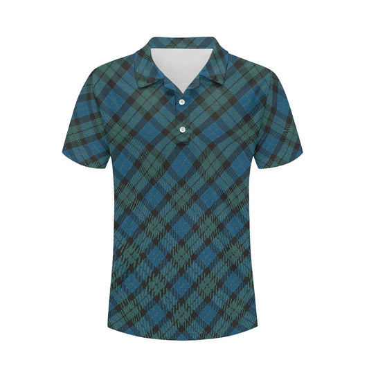 Clan MacKay Ancient Tartan Bias Polo