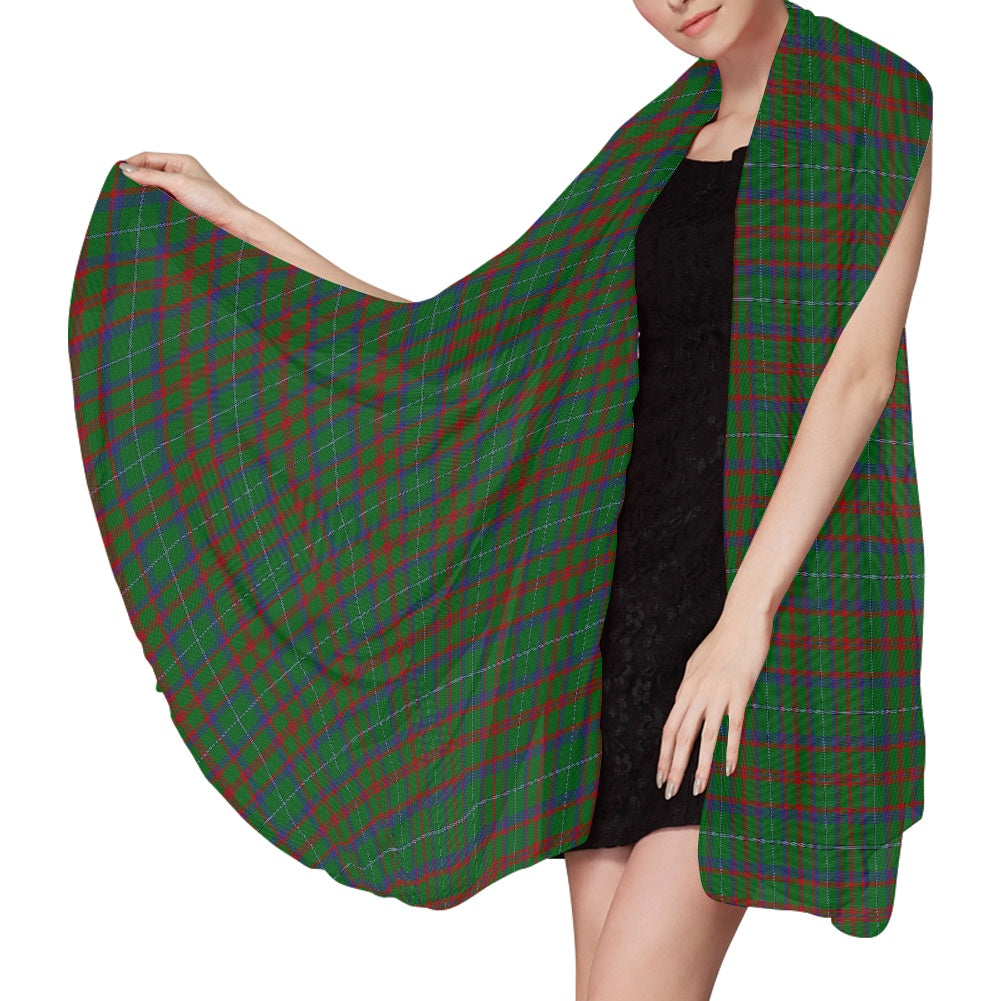 Clan Shaw of Tordarroch Hunting Tartan Chiffon Scarf