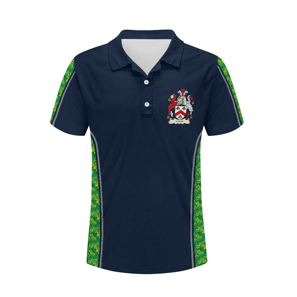 Irish Arms - Walsh Shamrock - Polo Shirt