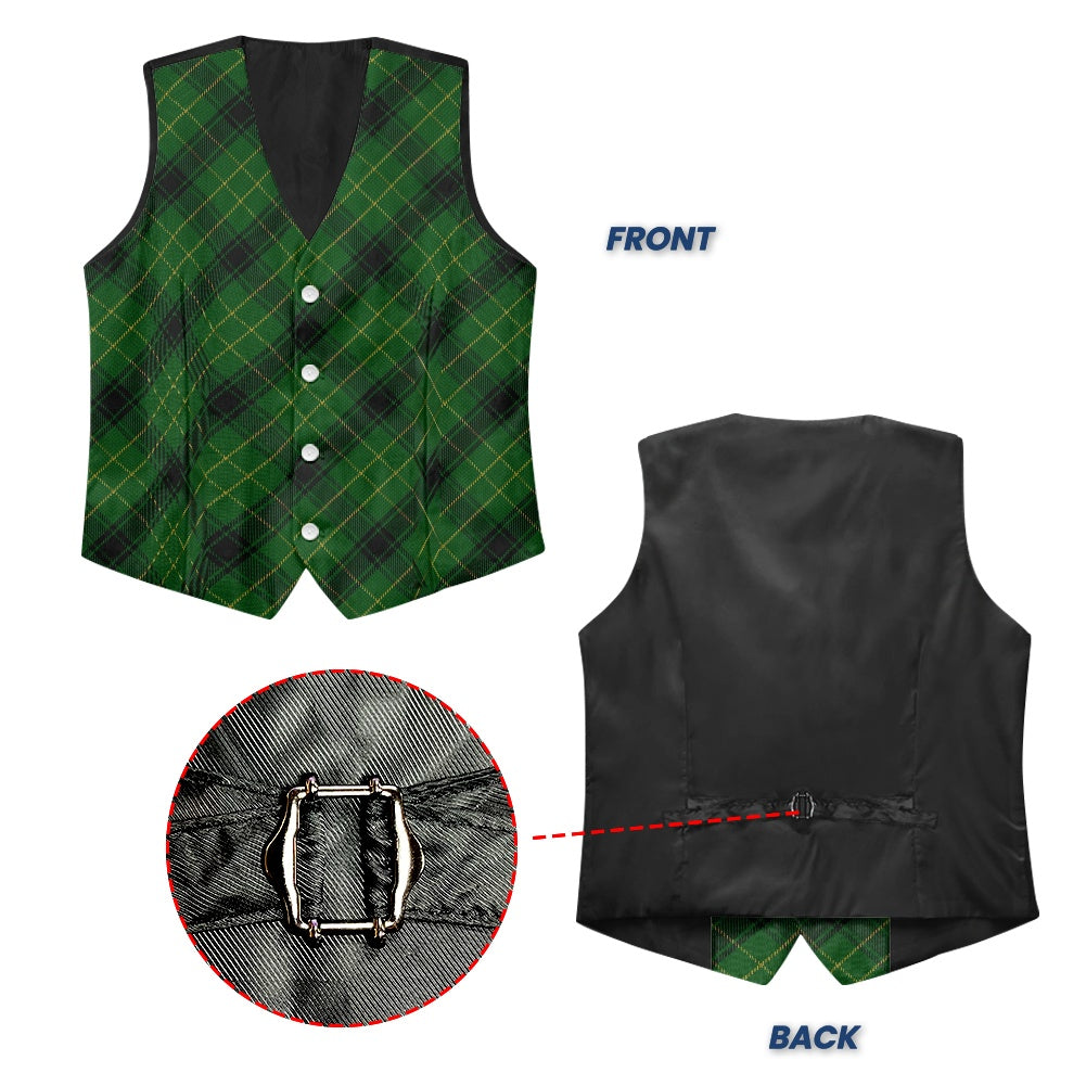 Clan MacArthur Tartan Suit vest jacket