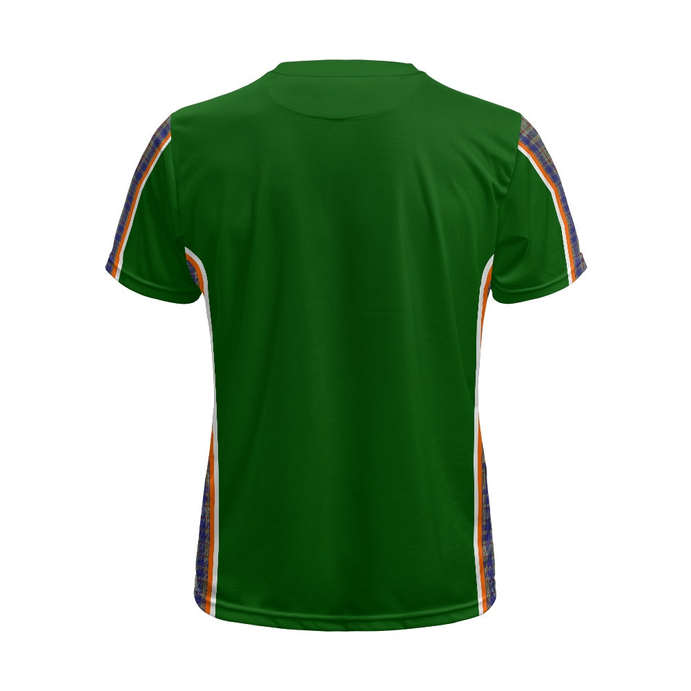 Irish County Kildare Tartan Strip Football Shirt