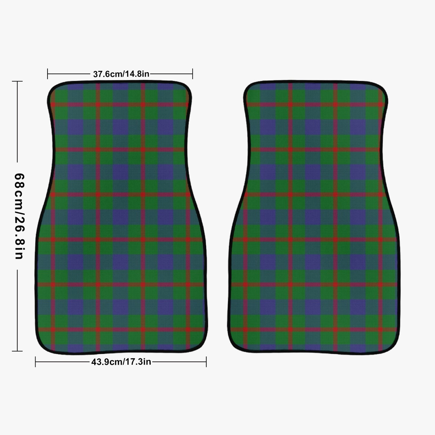 Clan Agnew Tartan Car Floor Mats - 2Pcs