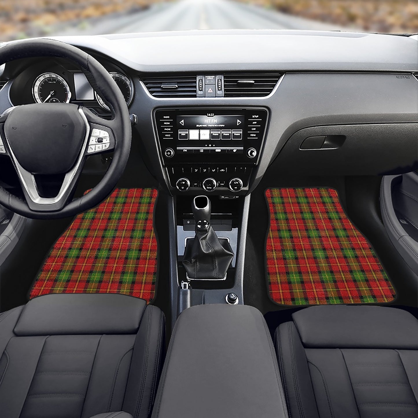 Clan Blackstock Tartan Car Floor Mats - 2Pcs