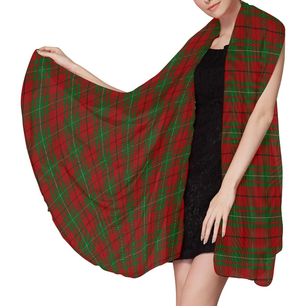 Clan MacAulay Tartan Chiffon Scarf