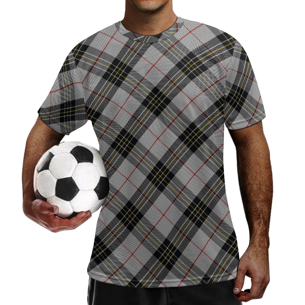 Clan Macpherson Tartan Football Shirt white