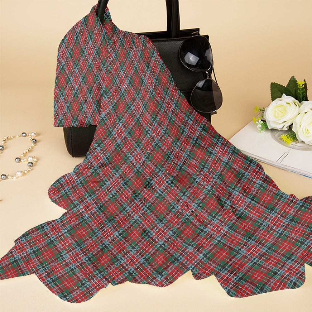 Clan MacPherson 5 Ancient Tartan Bias Chiffon Scarf