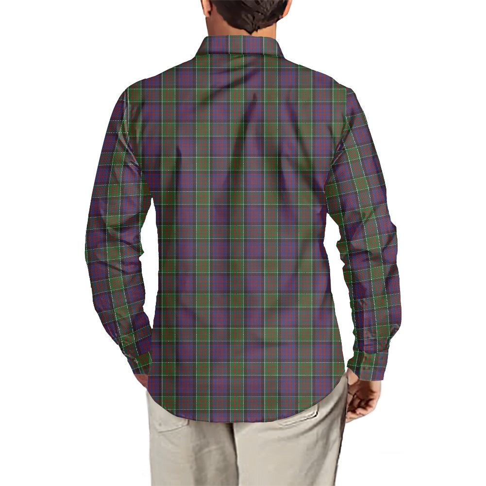 Clan MacDonald of Clanranald Tartan Men's long-sleeved shirt