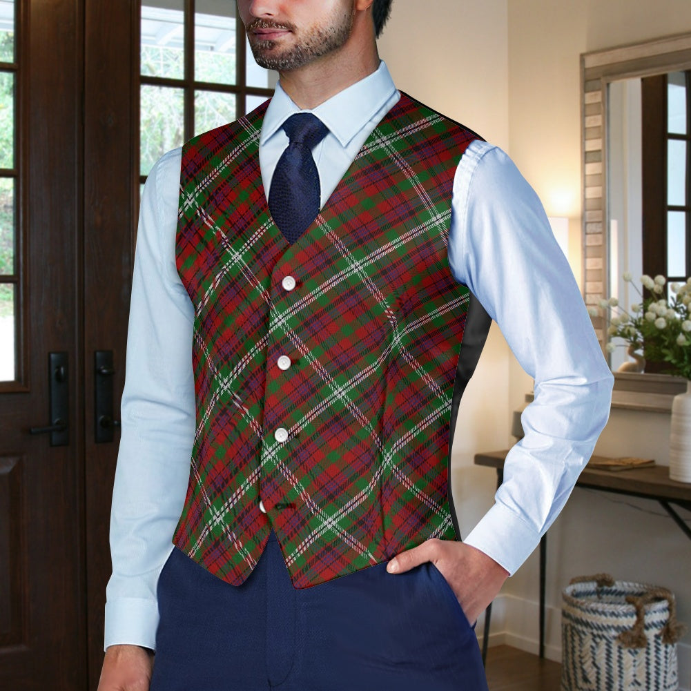 Clan Maguire Tartan Bias Suit vest jacket