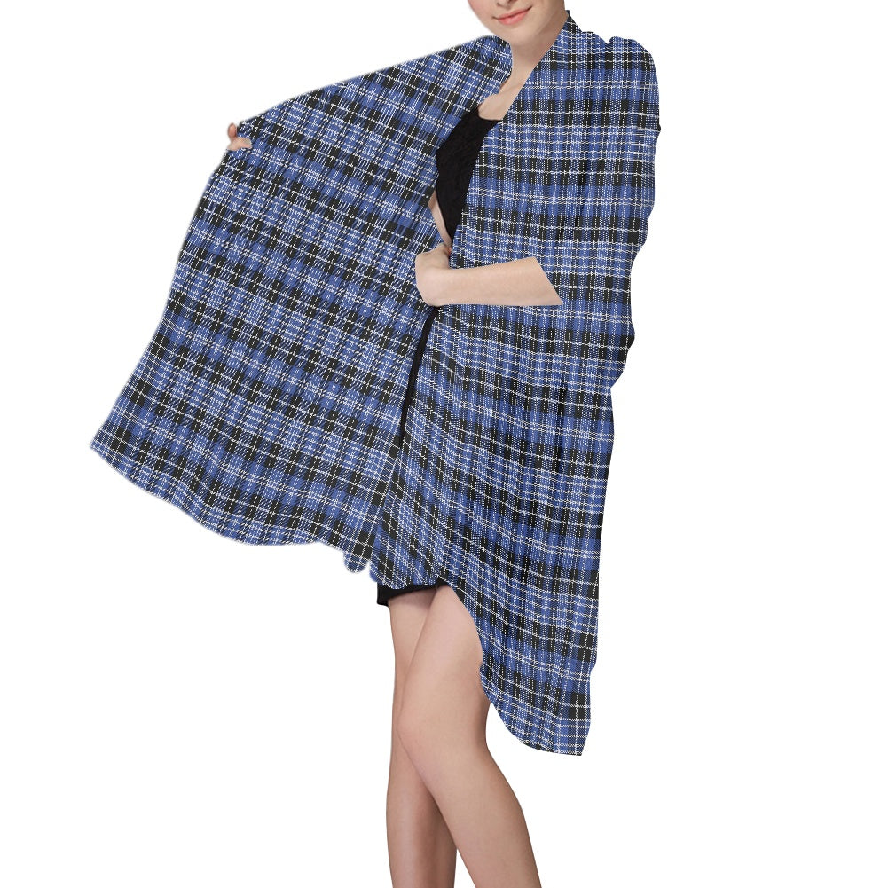 Clan Clark Tartan Chiffon Scarf