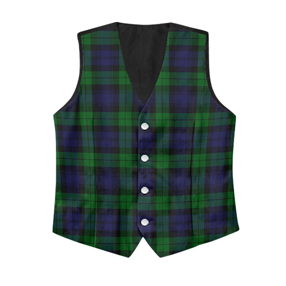 Black Watch Tartan Suit vest jacket