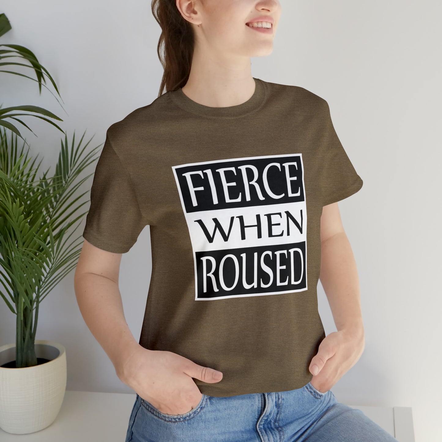 Clan Donnachaidh War Cry | Fierce When Roused | Unisex T-Shirt