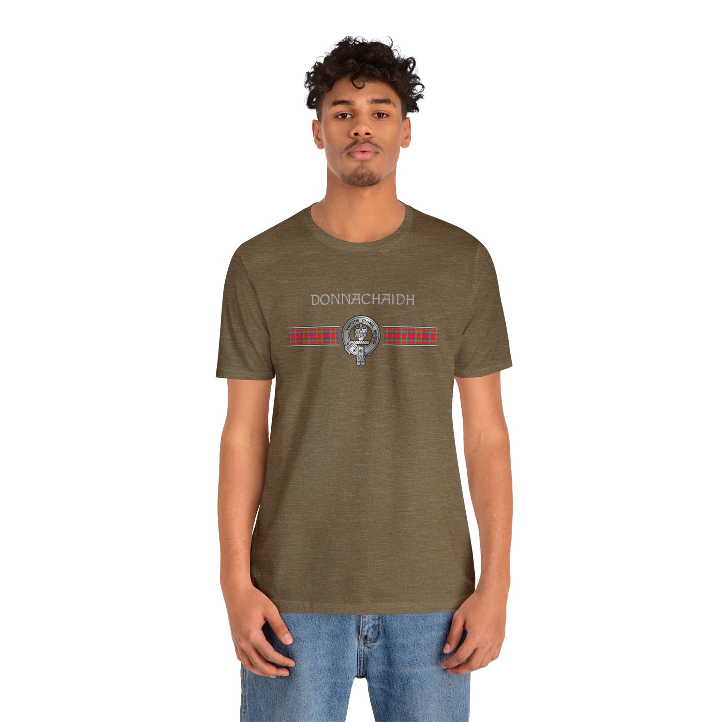 Clan Donnachaidh Crest & Tartan | Unisex T-Shirt