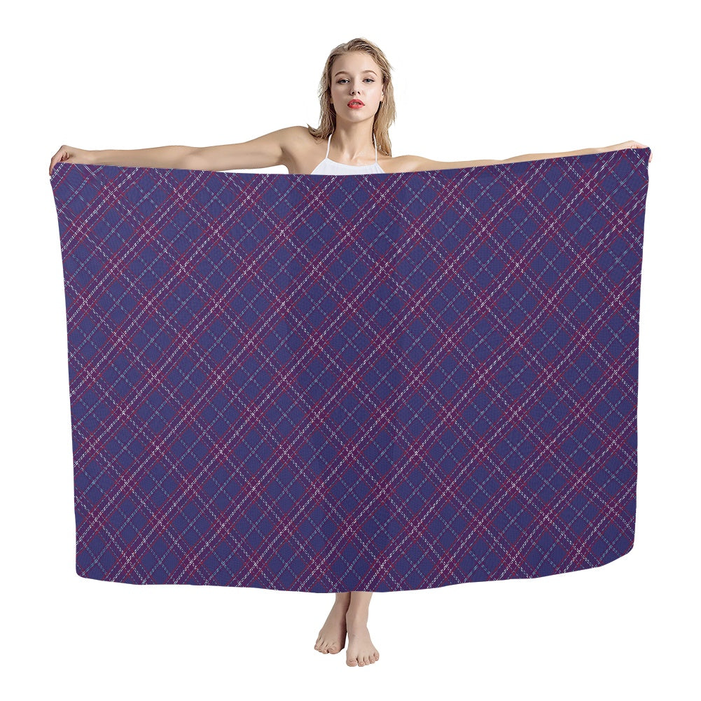 Pride of Fife Tartan Bias Chiffon Scarf