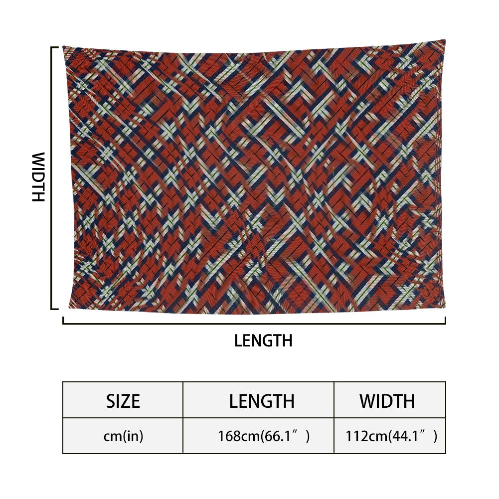 Breizh | Breton | Bretagne Bro-Sant-Malou Tartan Chiffon Scarf Bias