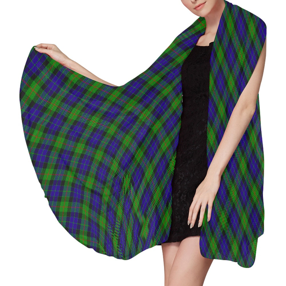 Clan Gunn Tartan Chiffon Scarf