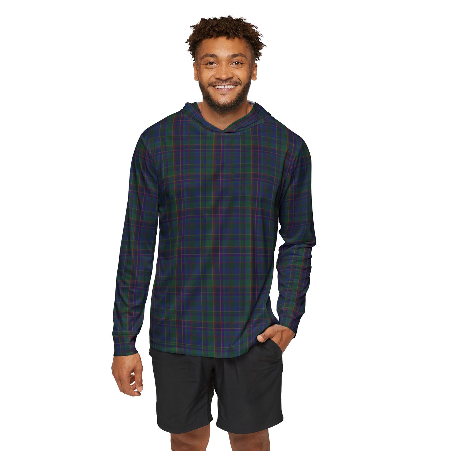 Fourth Fold Tartan — Men's Lightweight Warmup Hoodie