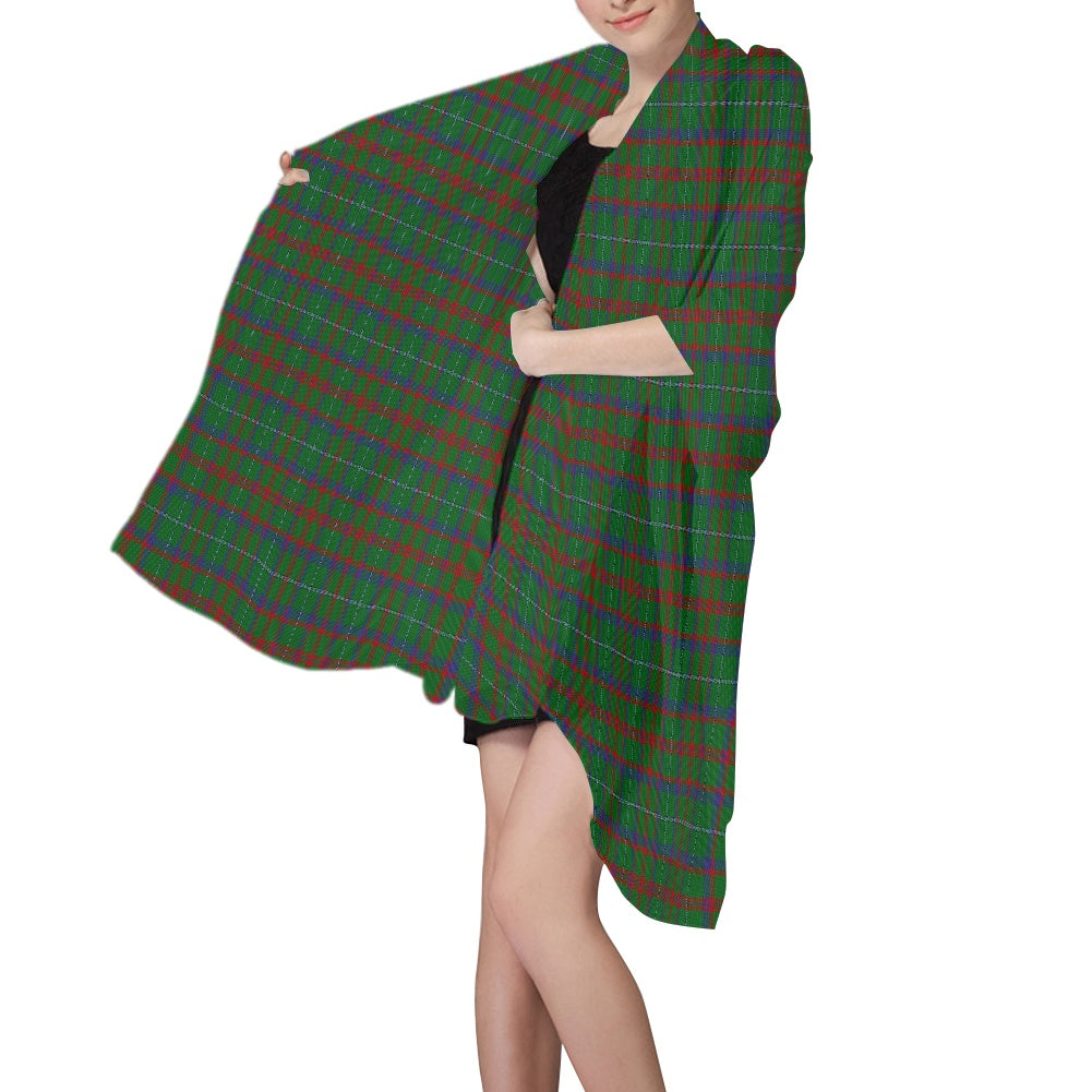 Clan Shaw of Tordarroch Hunting Tartan Chiffon Scarf