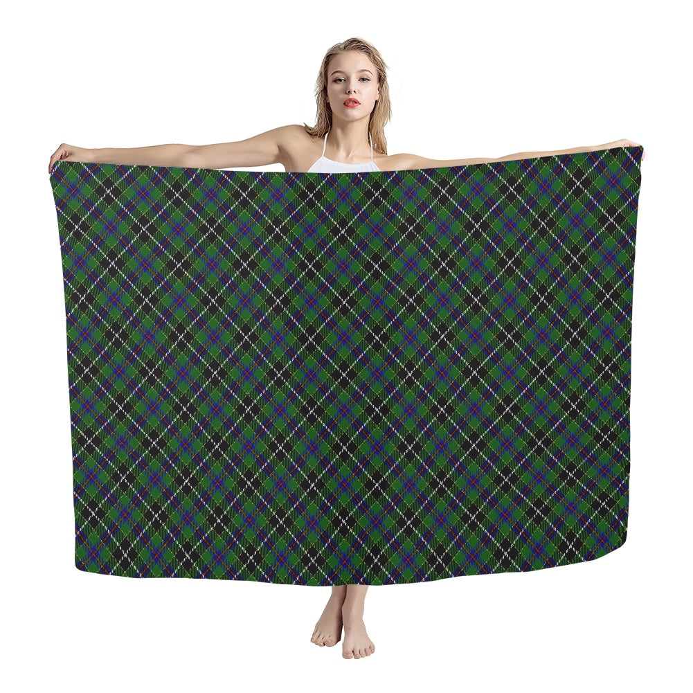 Cornish - Hunting Tartan Bias Chiffon Scarf