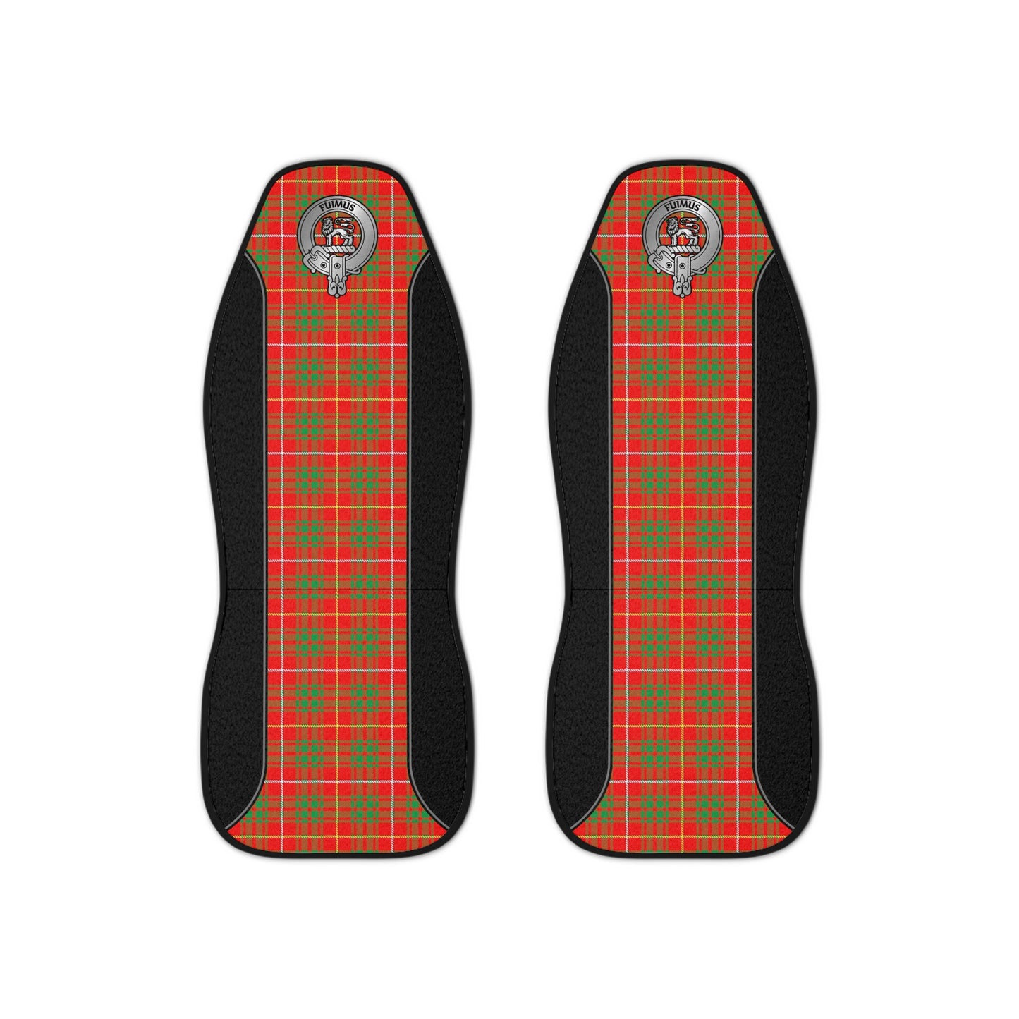 Clan Bruce Crest & Tartan Car Seat Covers