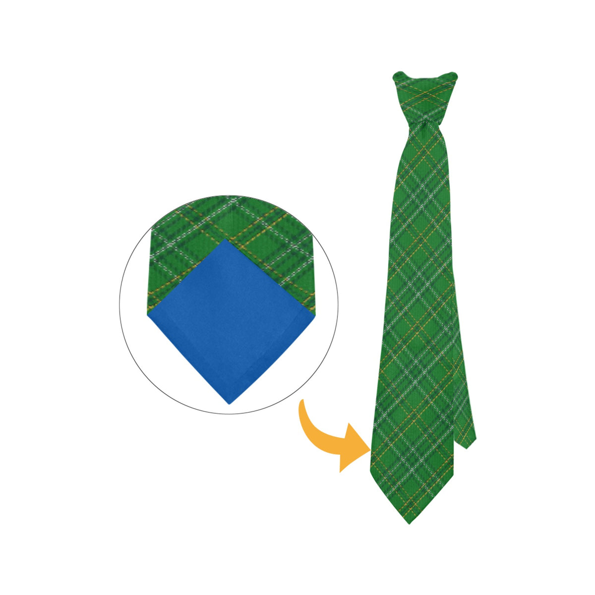 Irish County Wexford Tartan Necktie
