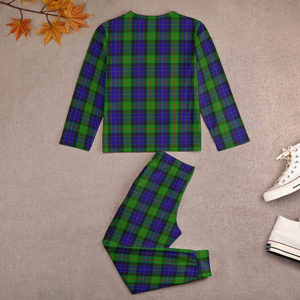 Clan Gunn Tartan Girl's Pajama suit