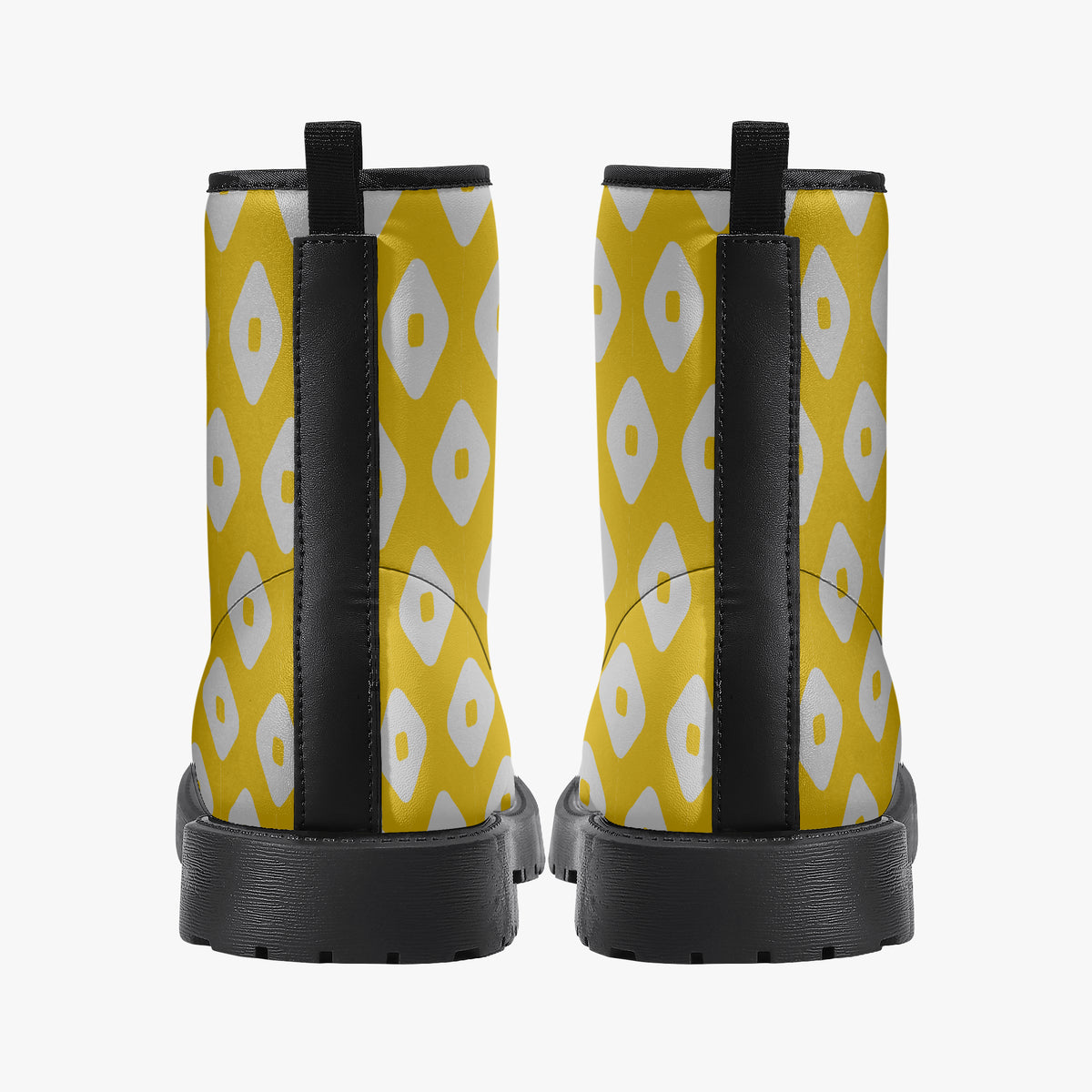 Japanese Wagara - Kanoko Gold - PU Leather Boots