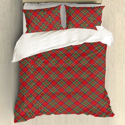 Clan Stewart Tartan Duvet Cover