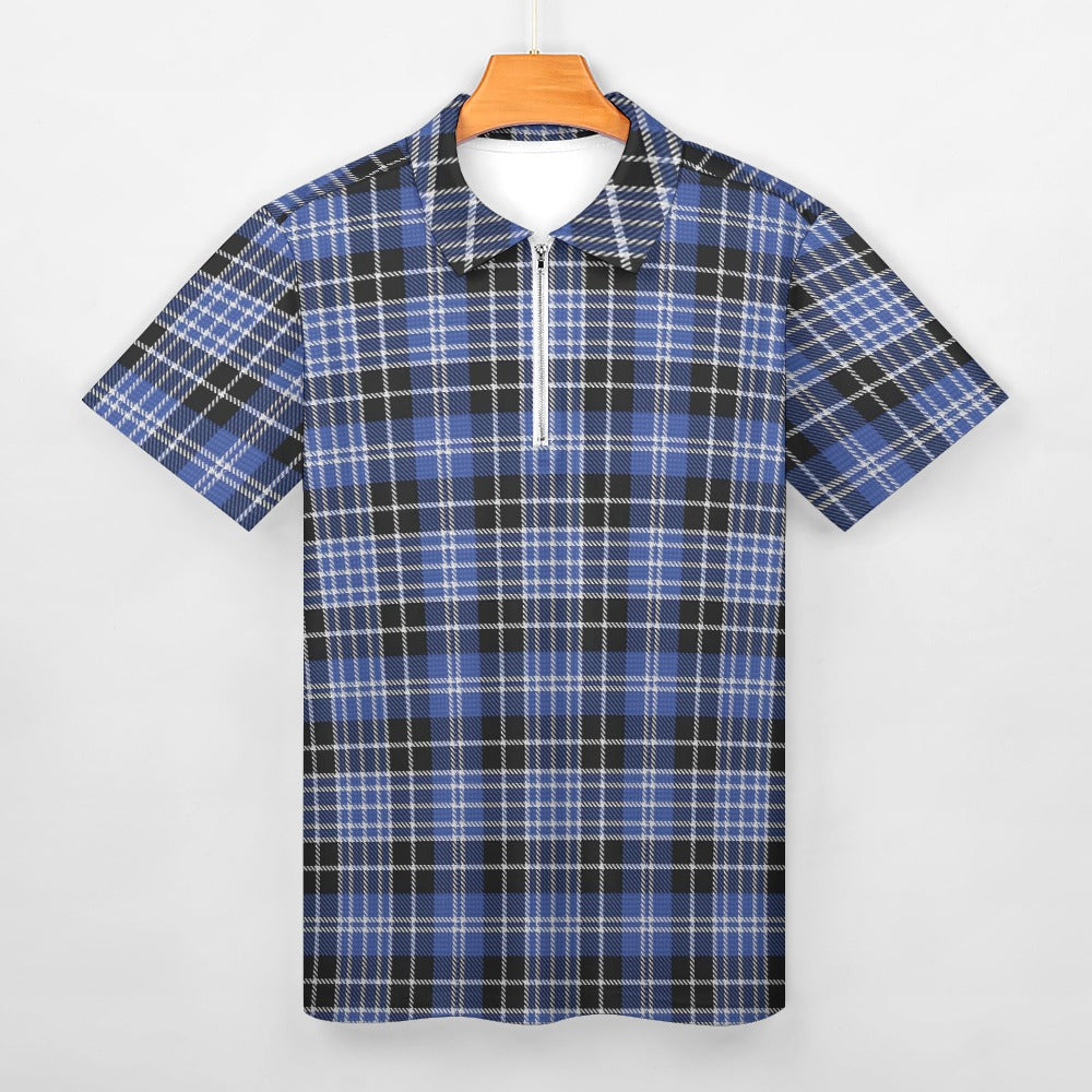 Clan Clark Tartan Short sleeve polo shirt