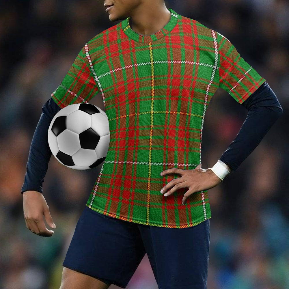 Clan Bruce Tartan Football Shirt