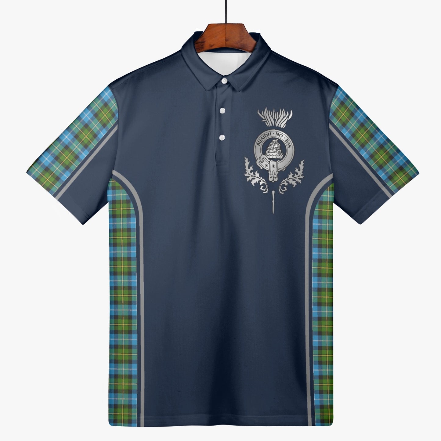 Clan MacNeill Crest & Tartan Polo Shirt