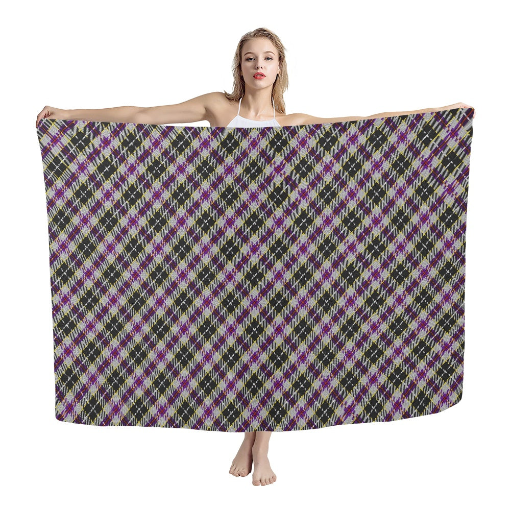 Cornish - Pengelley Tartan Bias Chiffon Scarf