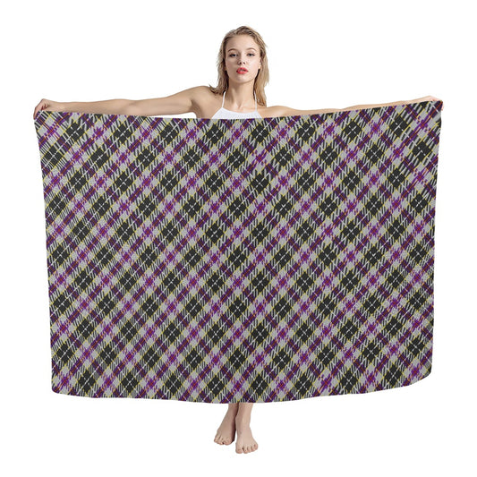 Cornish - Pengelley Tartan Bias Chiffon Scarf