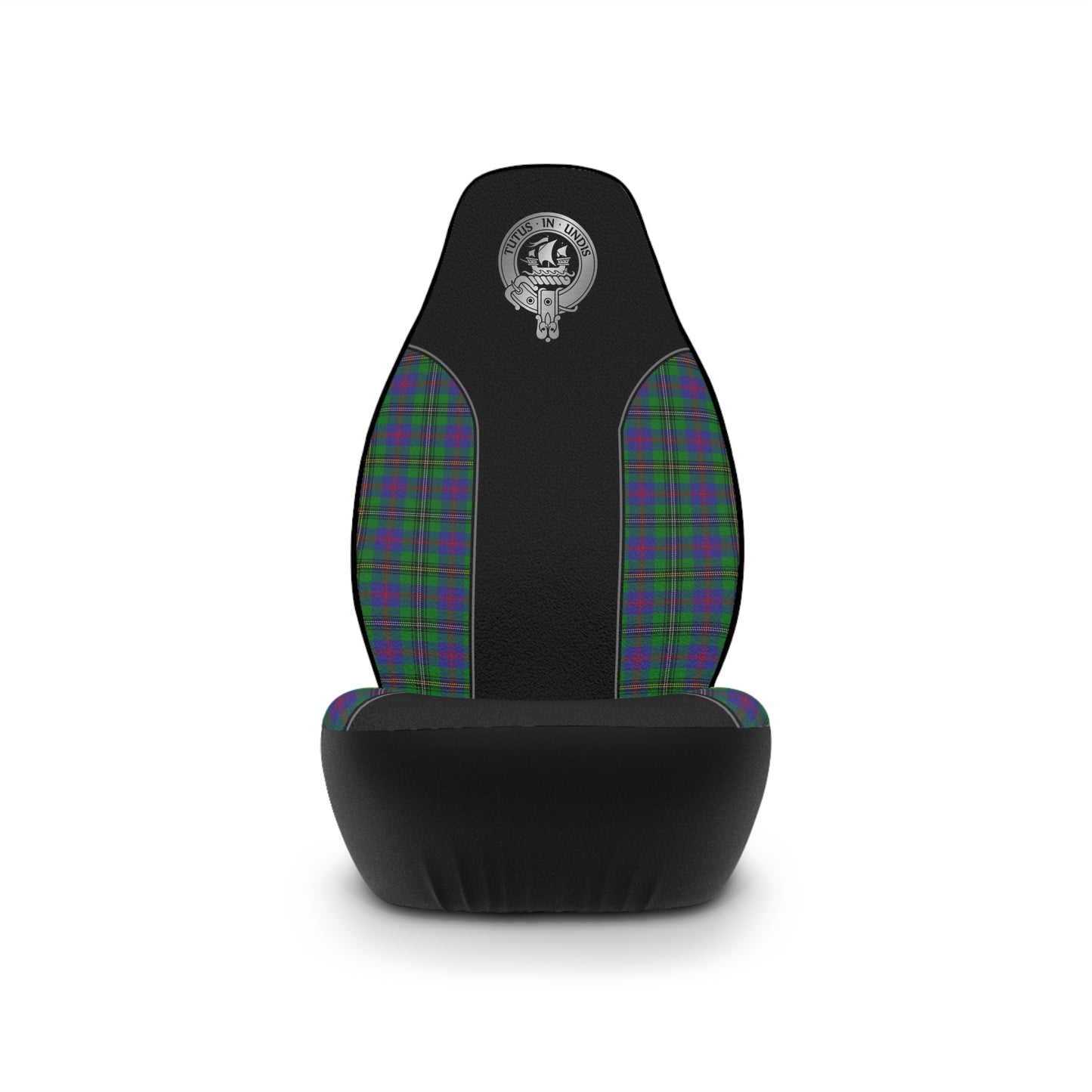 Clan Wood Crest & Tartan Car Seat Covers