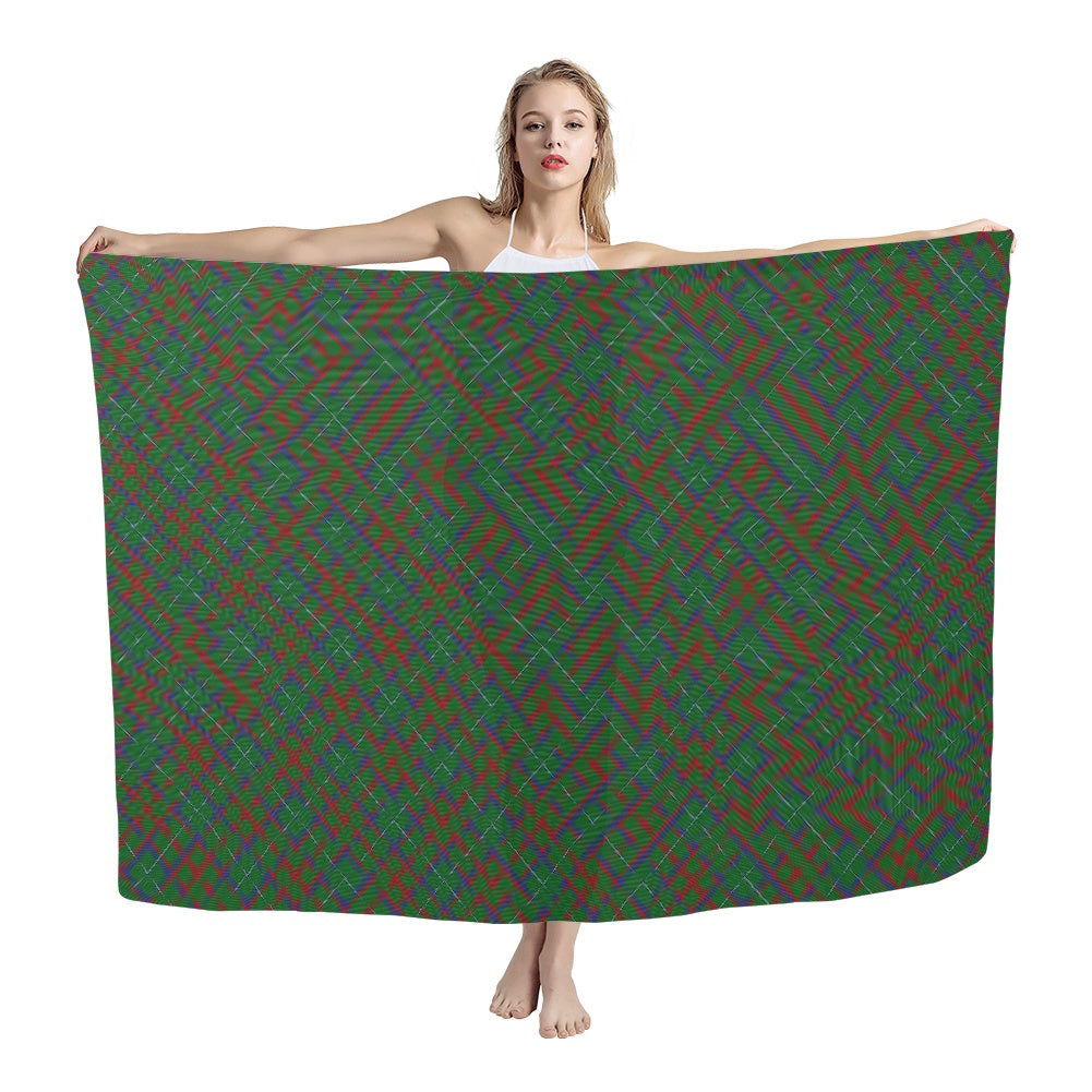 Clan Shaw of Tordarroch Hunting Tartan Bias Chiffon Scarf