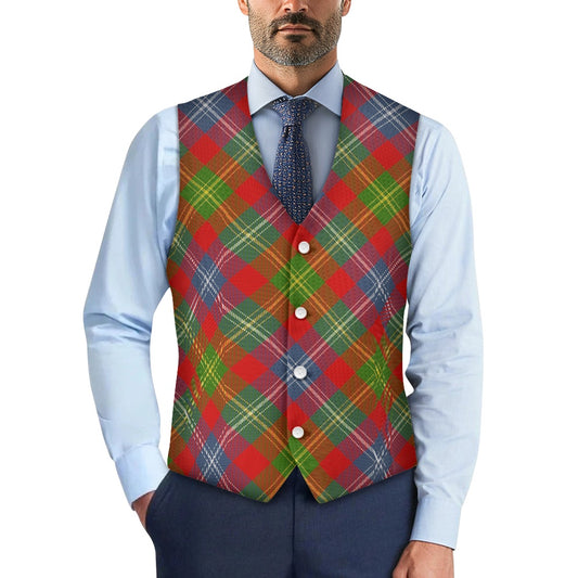 Clan Forrester Tartan Suit vest jacket