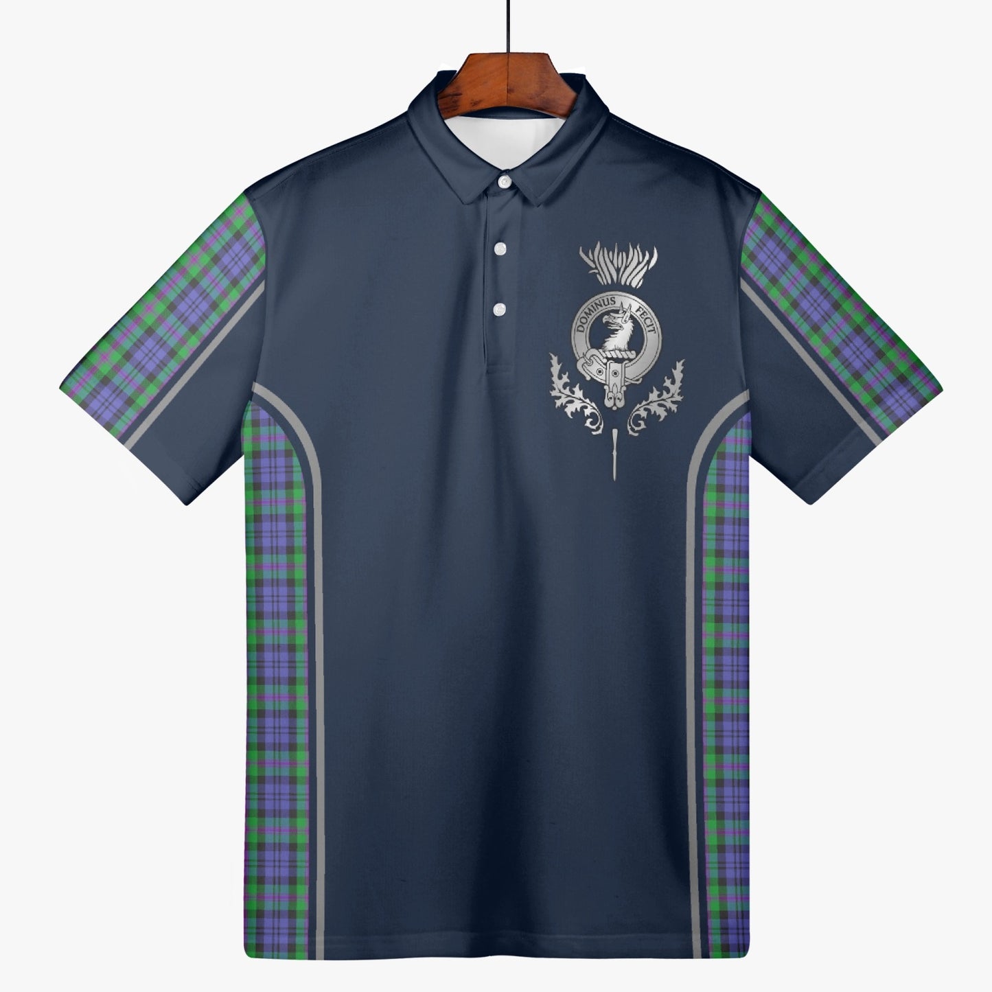 Clan Baird Crest & Tartan Polo Shirt