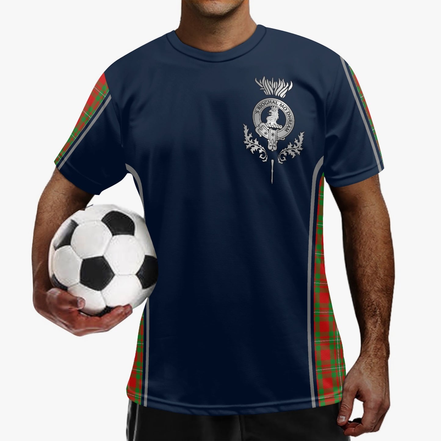 Clan MacGregor Crest & Tartan Soccer Jersey