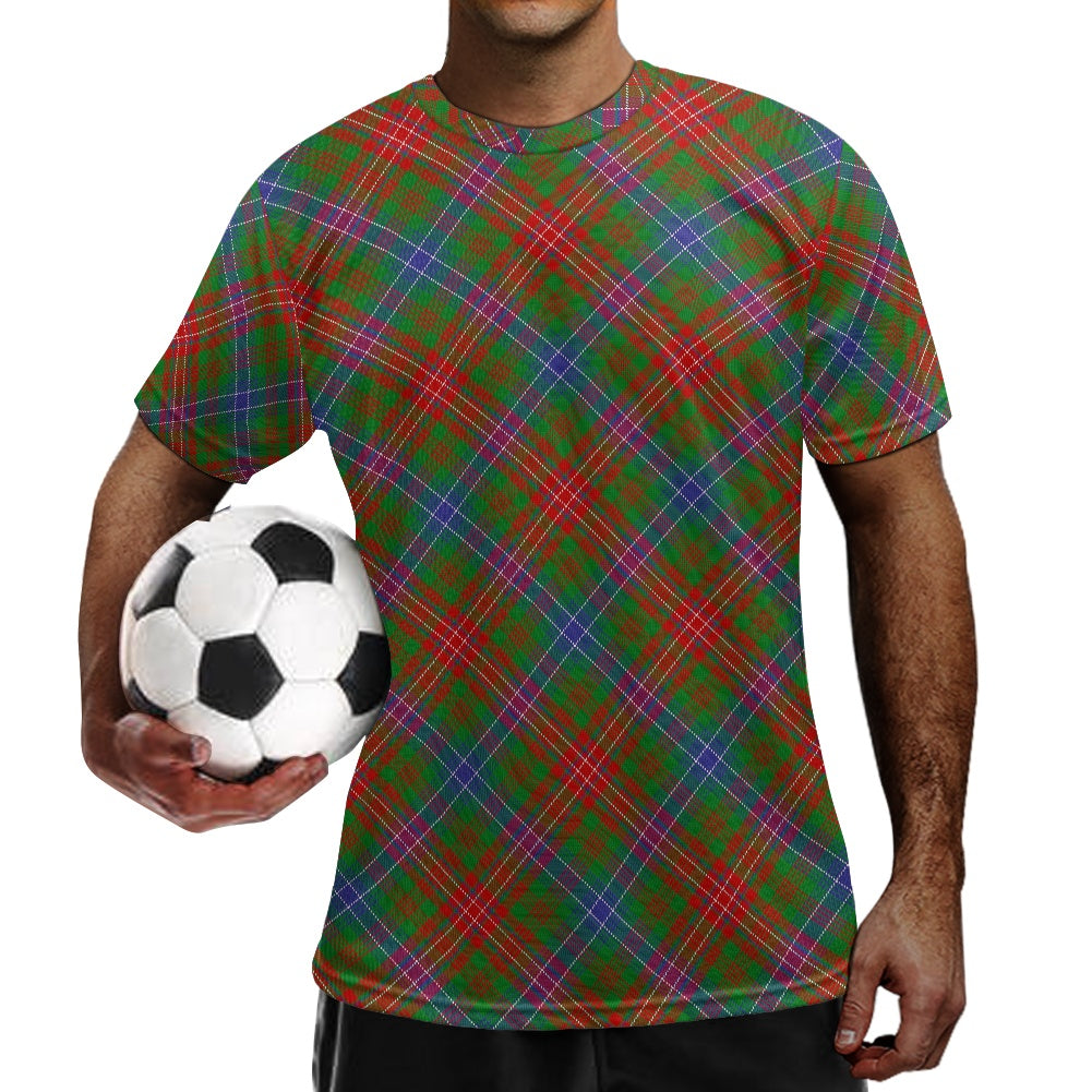 Clan Wilson Tartan Football Shirt white