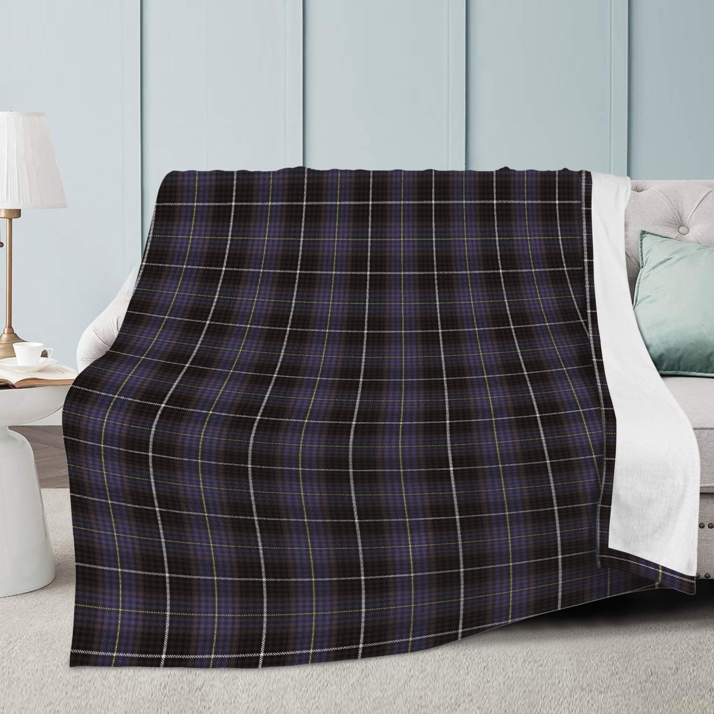 Cornish Family Tartan - Coleman Fleece Blanket