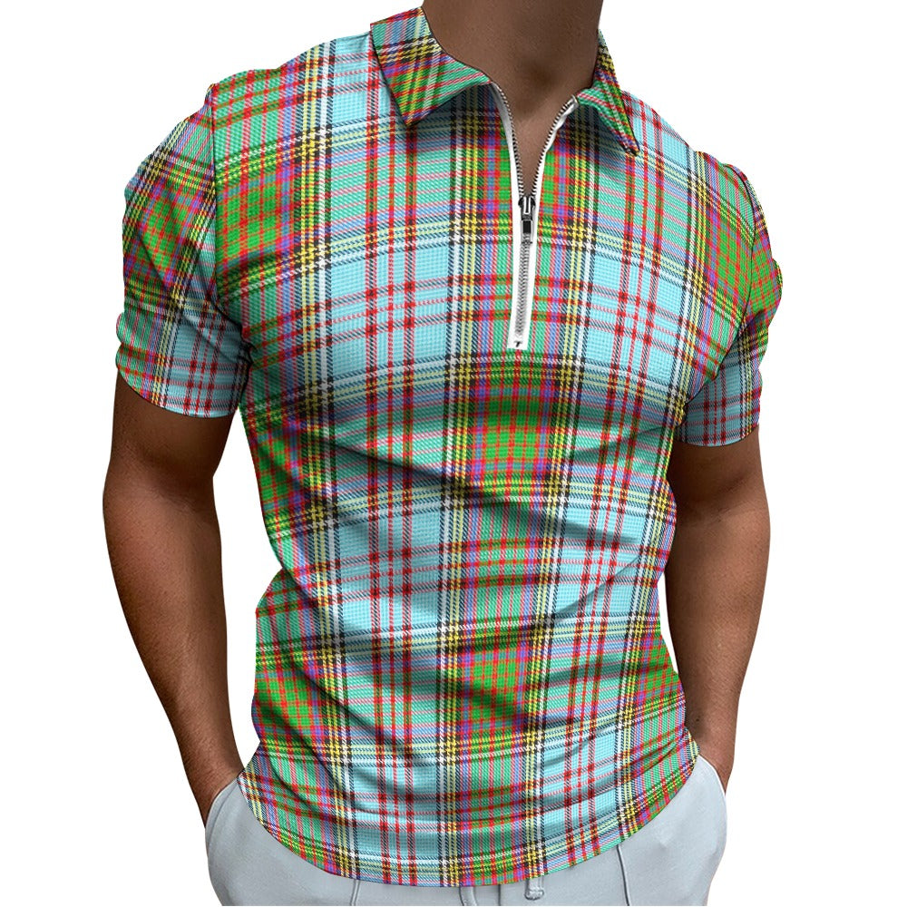 Clan Anderson Tartan Short sleeve polo shirt