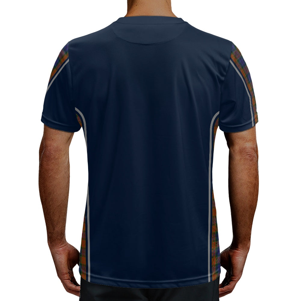 Irish County Longford Tartan Strip Football Shirt