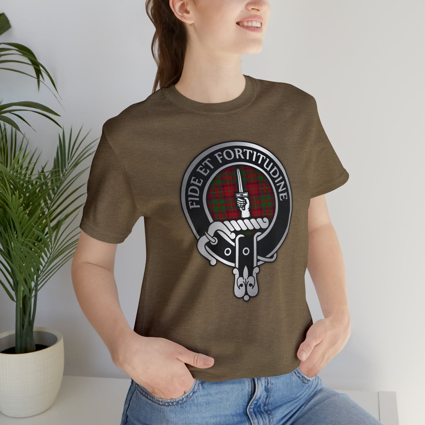 Clan Shaw Crest & Tartan | Unisex T-Shirt