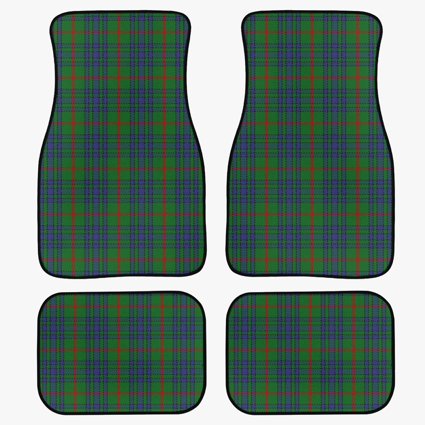 Clan Aiton Tartan Car Floor Mats - 4Pcs