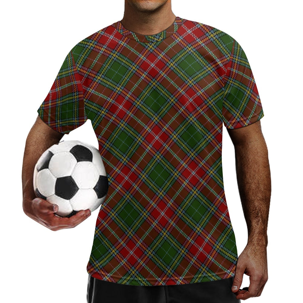 Clan MacWhirter Tartan Football Shirt white