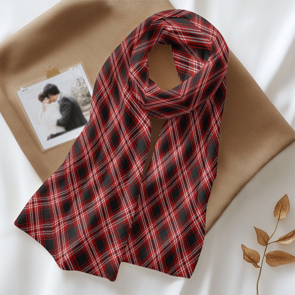 Tweedside District Tartan Fluffy scarf