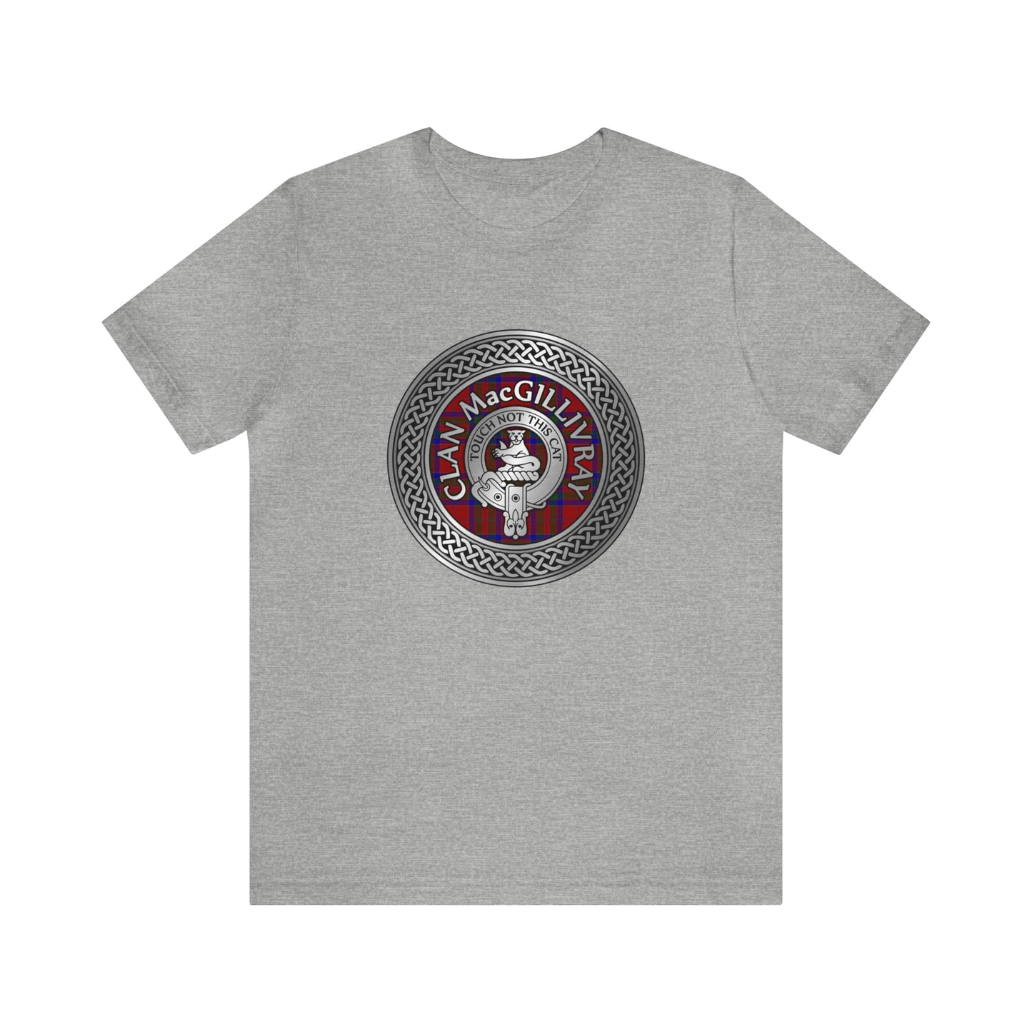 Clan MacGillivray Crest & Tartan Knot | Unisex T-Shirt