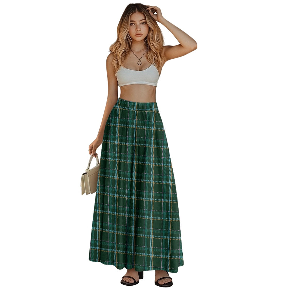 HW Tartan Printed Double Pocket Skirt