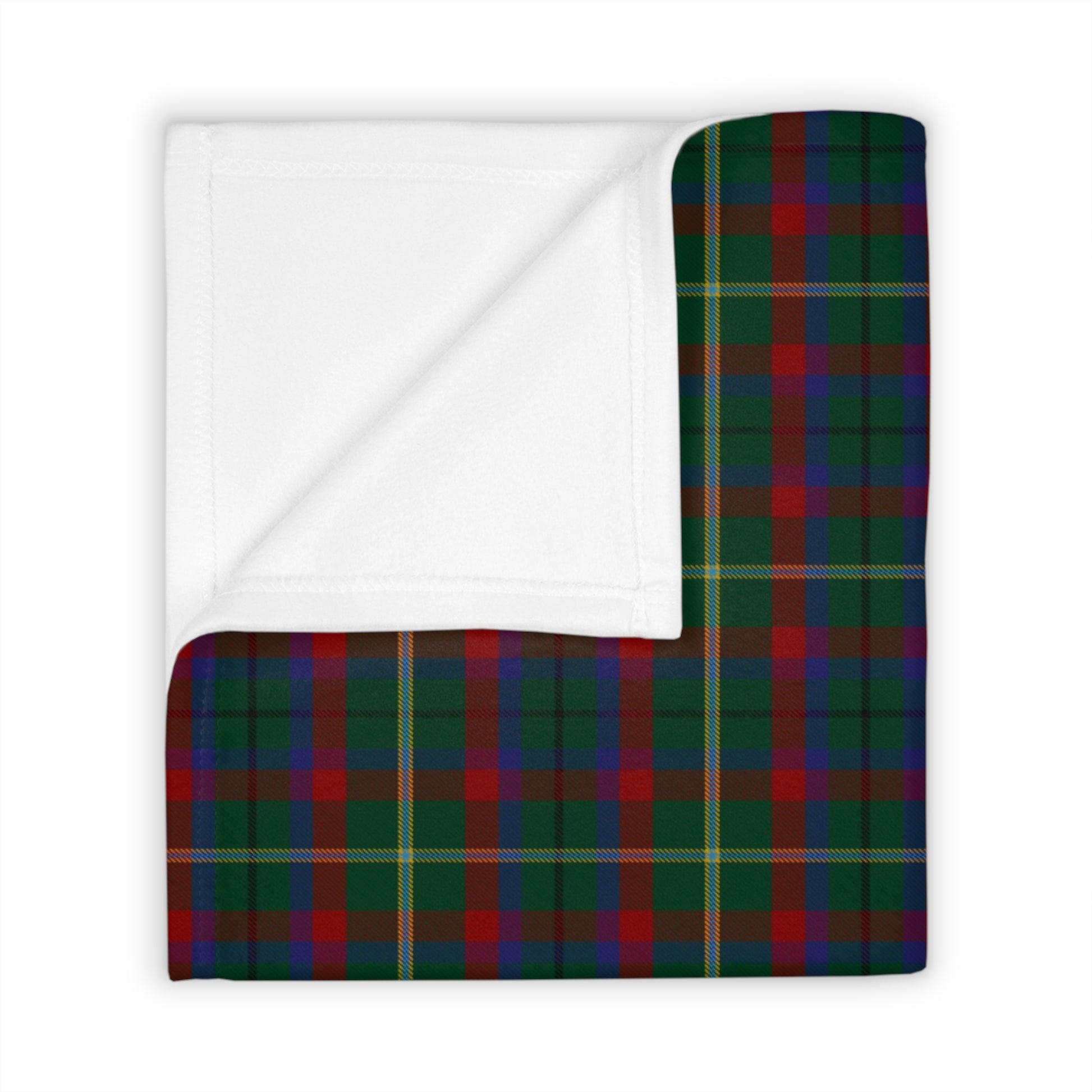 Irish County Mayo Tartan Throw Blanket