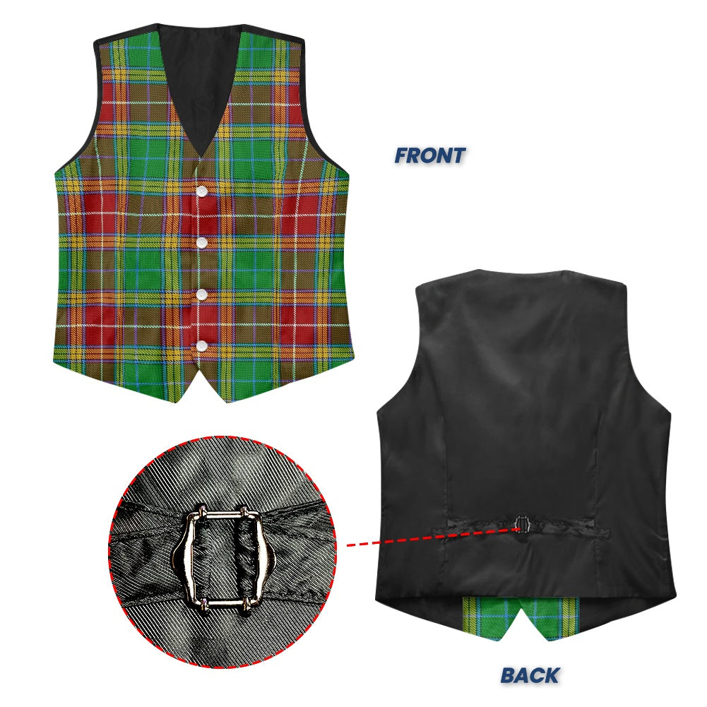 Clan Baxter Tartan Suit vest jacket